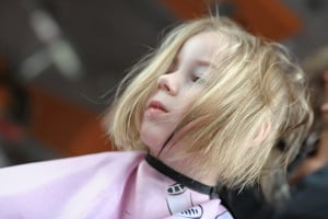 fryzjer dziecięcy, fryzura, Julcia, Elbląg