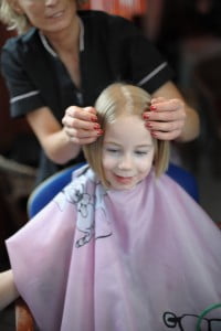 fryzjer dziecięcy, fryzura, Julcia