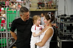 siatkówka, mecz, memoriał humerta wagnera, kibic, polska-brazylia Ireneusz Mazur