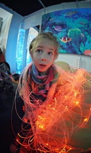 Targi rehabilitacyjne w Łodzi, 2011, sala doświadczenia światła 