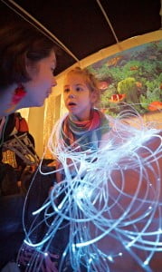 Targi rehabilitacyjne w Łodzi, 2011, sala doświadczenia światła 